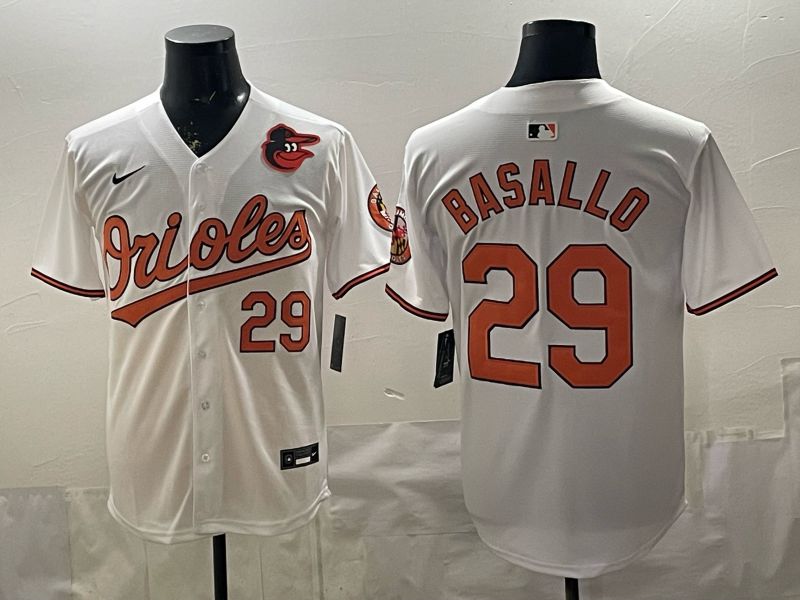 Men Baltimore Orioles #29 Basallo White Game 2026 Nike MLB Jersey style 003->baltimore orioles->MLB Jersey